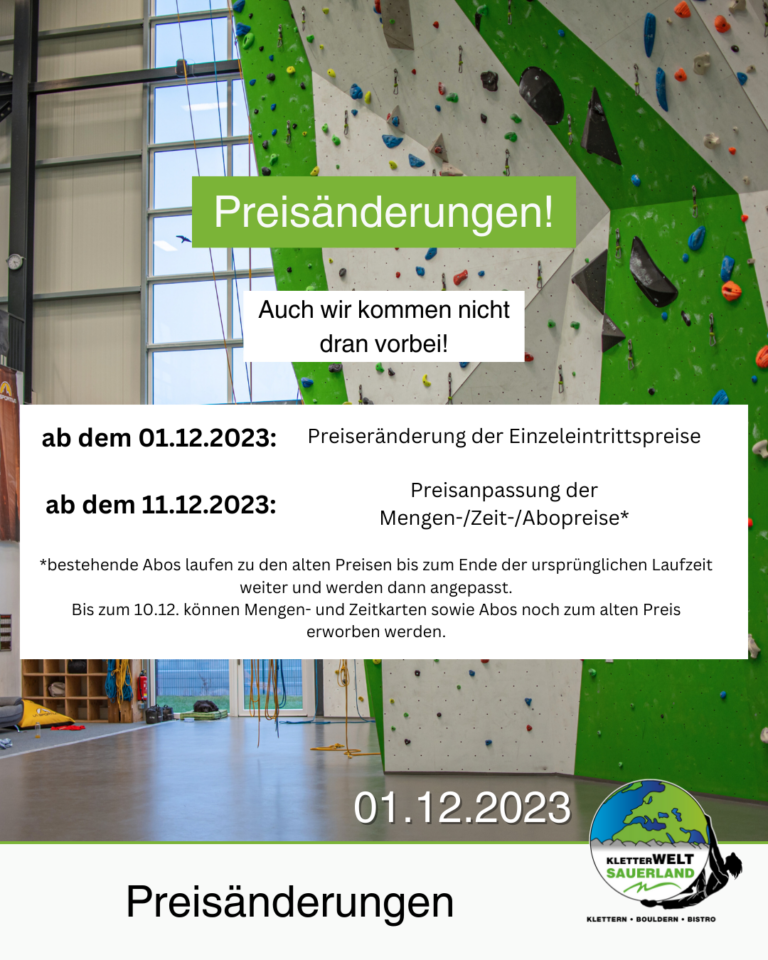 Preisänderung